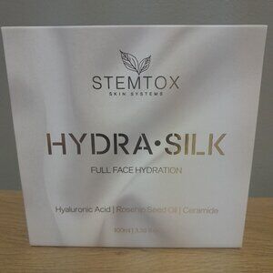 STEMTOX HYDRASILK FULL FACE HYDRATION- HYALURONIC ACID-ROSEHIP SEED OIL-CERAMIDE
